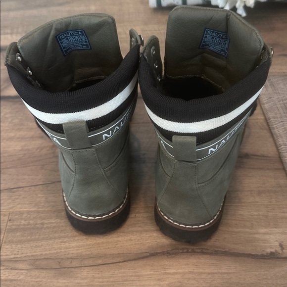 Nautica Olive Lace-Up Boots - Picture 5 of 8